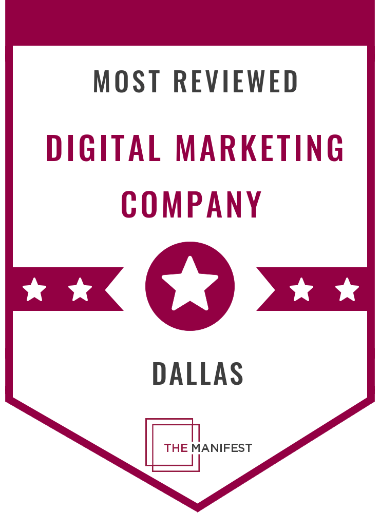 Top The Manifest Digital Marketing Company Dallas 2024 Award